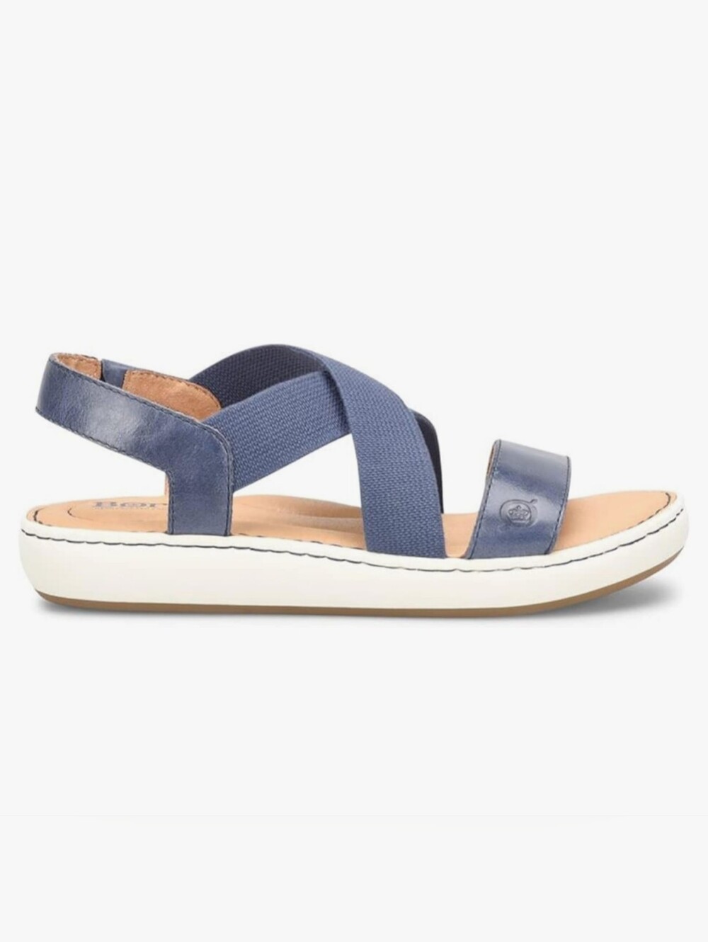 Born Women's Navy Crisscross Strap Sandals Size 6M